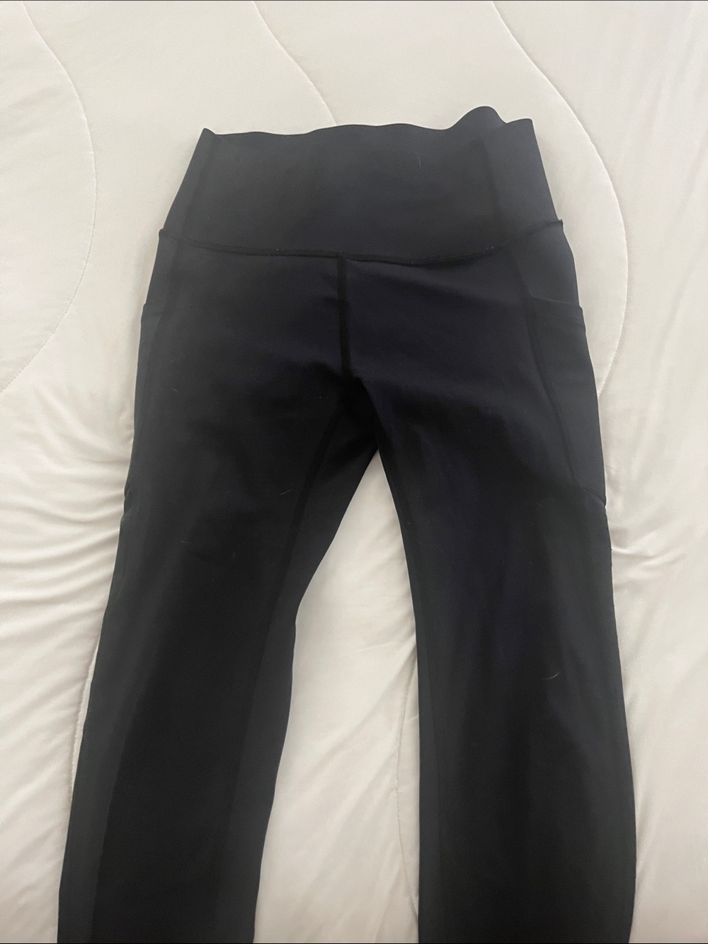 GAP Black High-Waist Leggings with Side Pockets